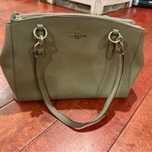 Coach Olive Green/grey Women's Bag